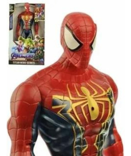 Boneco Homem Aranha Articulado 32cm Som Luz Vingadores Garra