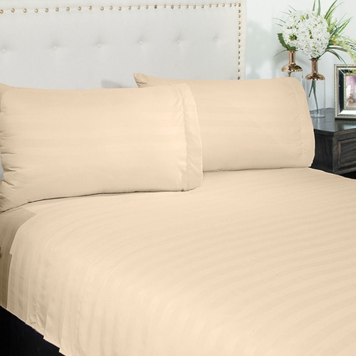 Juego De Sabanas Matrimonial Soft Beige Envio Gratis