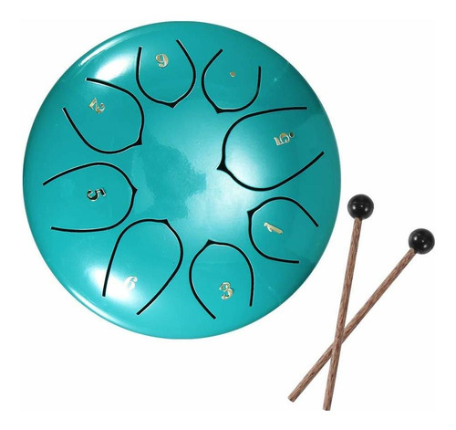 Tambor De Lengua De Acero De 6 Pulgadas 8 Tune Handpan Ta