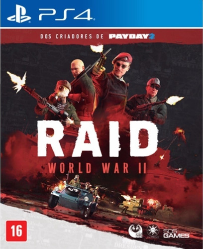 Jogo Raid World War Ii Playstation 4 Ps4 Pronta Entrega Game