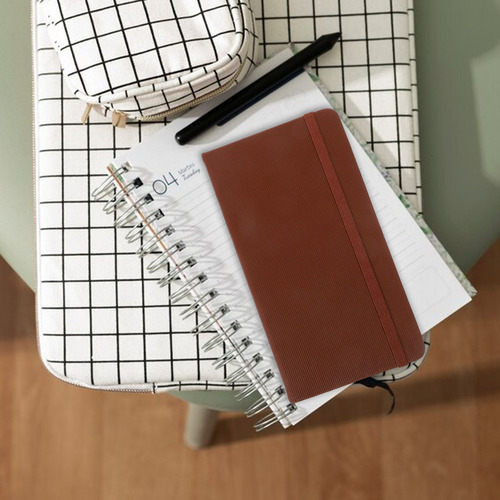 Mini Cuaderno Portátil Con Banda Elástica, Tamaño De Bolsill