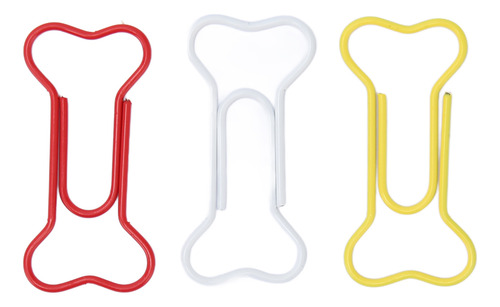 Clips De Papel Con Forma De Hueso, 100 Piezas, Proceso De En