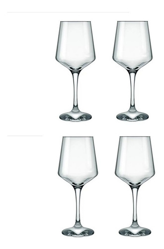 Jogo De 4 Taças Vinho Tinto Brunello 490ml Nadir