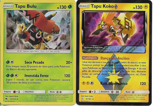 Kit Tapu Koko Prisma + Tapu Bulu Raro Foil (em Português)