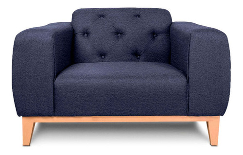 Sillon Individual Arely Azul Marino Këssa Cdmx