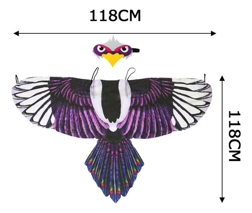 Aplicável A 2 Eagle Bird Disfraces Y Máscara Para Estilo A