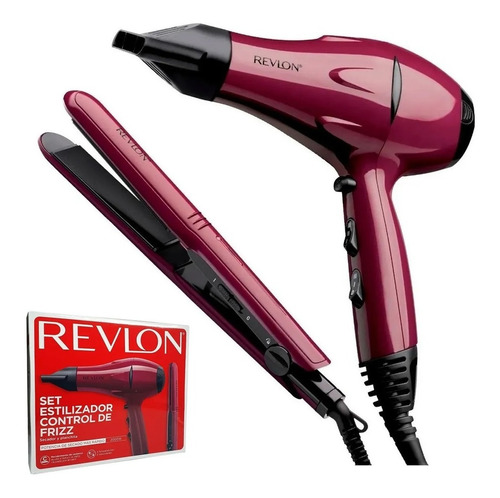 Combo Revlon Secador + Planchita Rvdr 5230la2