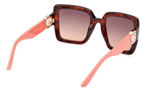 Lentes De Sol Havana Oscuro Degradé Guess Gu0010352f