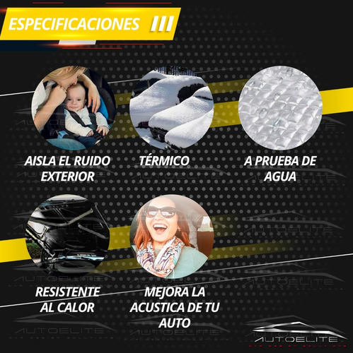 Imagen 4 de 10 de Insonorizante Dynamat Aislante Termico Calor Audio