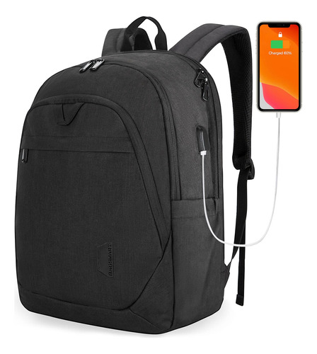 Mochila Para Portatil Hombre 15.6  Trabajo Universidad Viaje