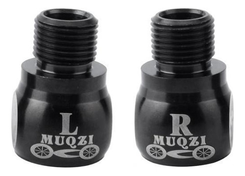 Muqzi 2 Muqzi 1 Pair Rust-resistant Bike Black