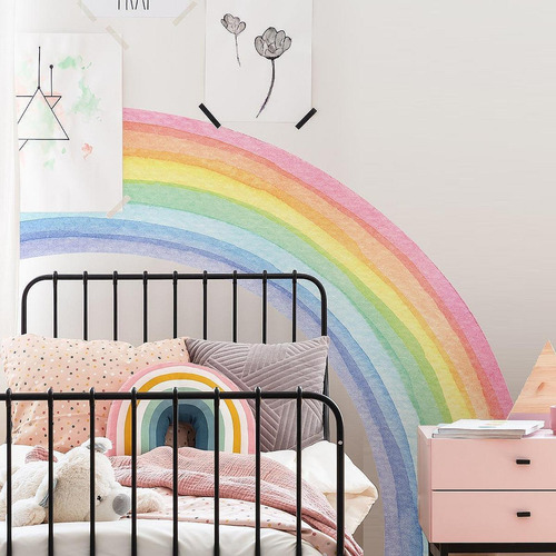 Kit De Calcomanías De Pared De Arco Iris De Bricolaje