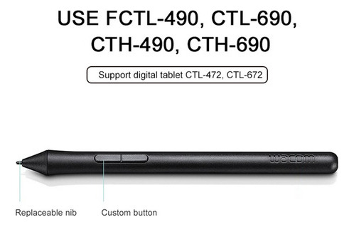 ... . Bolígrafo Digital Wacom Lp190 For Wacomctl-472 Ctl-672