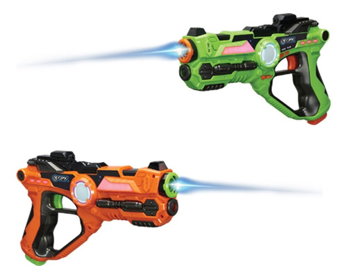 Set De 2 Lanzadores Gpx Laser Tag Blaster Lt258