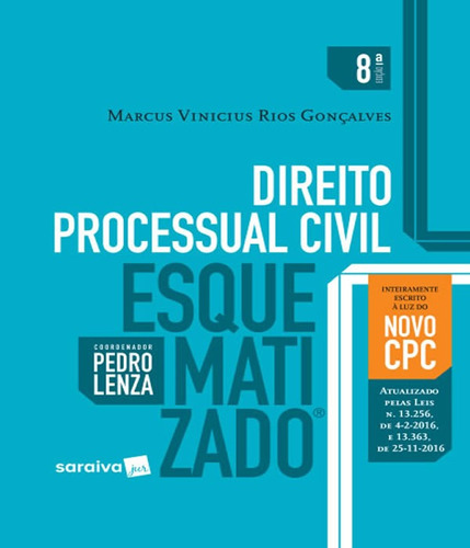 Livro Direito Processual Civil - Coleção Esquematizado