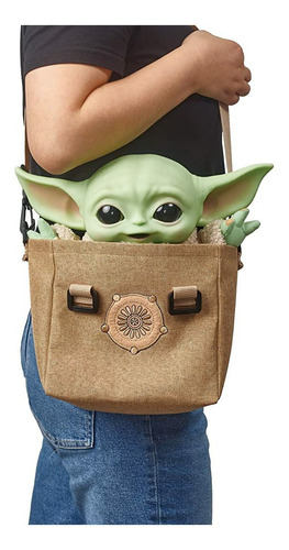 Baby Yoda De 30cm, Con Sonidos Y Bolso En Stock