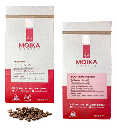 Café Especial Moika Premium + Bourbon Kit Gourmet En Grano