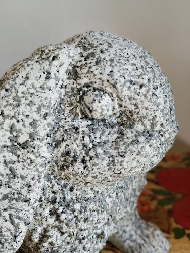 Conejos Decoración Textura Piedra - Impresos En 3d Gris