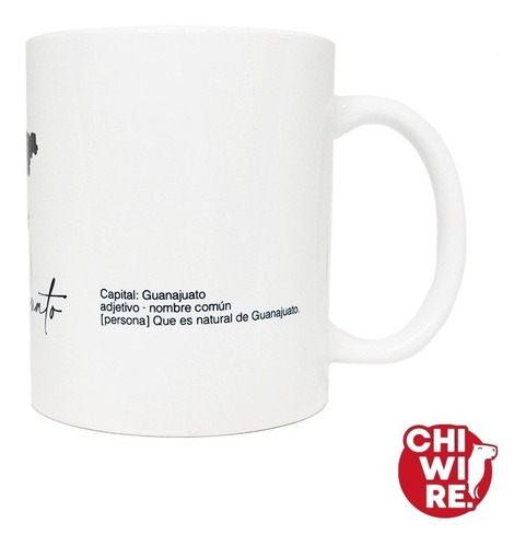 Imagen 3 de 3 de Taza Regalo Decorada Sublimacion Guanajuato Chiwire