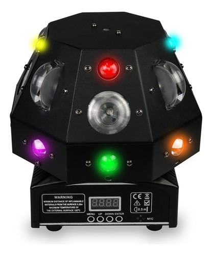 Alien 4 En 1 Dmx Rgbwy Led Punto De Haz De Cabeza Móvil