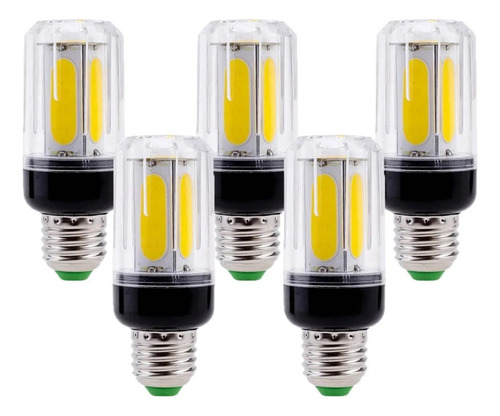 5 Uds Cob E26 E12 E26 E14 B22 Bombilla Led De Maíz Con