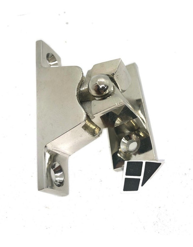 Imagen 2 de 10 de Reten De Puerta A Piso Bronce Platil- Reten Para Puerta