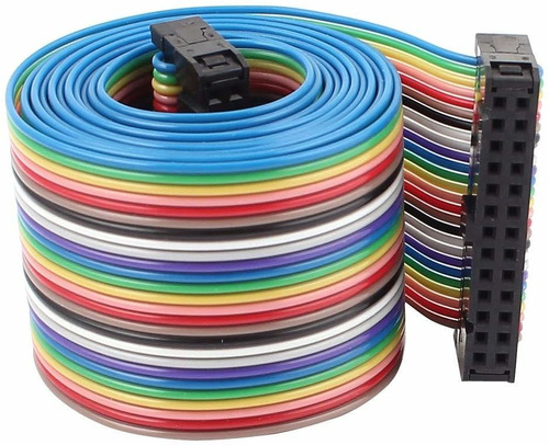 Cable 2.54mm 26 Pins Flat Ribbon 118cm Uxcell