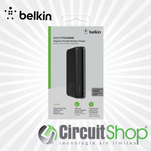 Power Bank Magnético Inalámbrico 10k Belkin Circuit Shop