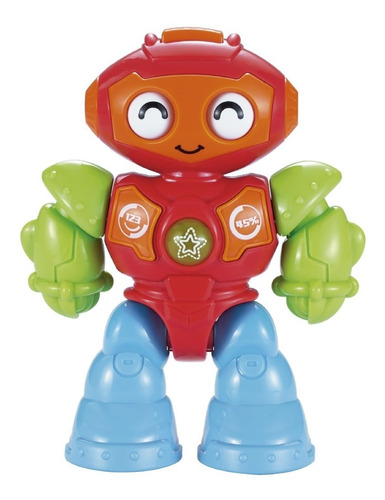 Mini Robot Didactico Con Luz Y Sonido Original Ok Baby