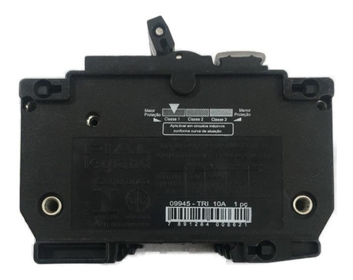 Disjuntor C 10 Tripolar 10a Unic 09945 Pial Legrand