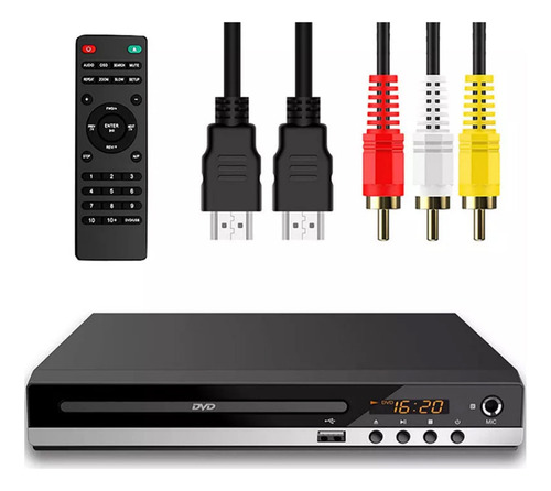 Reproductor De Dvd, Tv, Mp3, Usb, Con Control Remoto