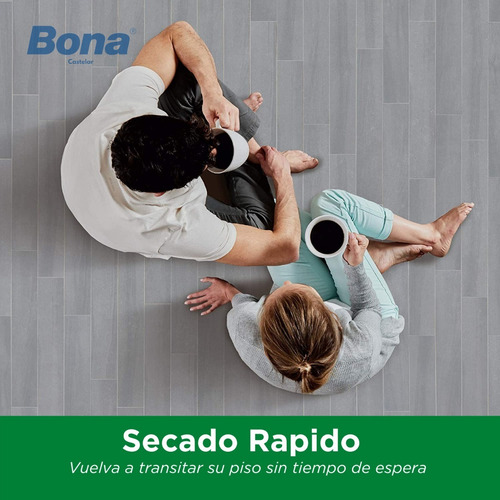 Pack Bona Premium Spray Mop + Polish Brillo Vinilicos