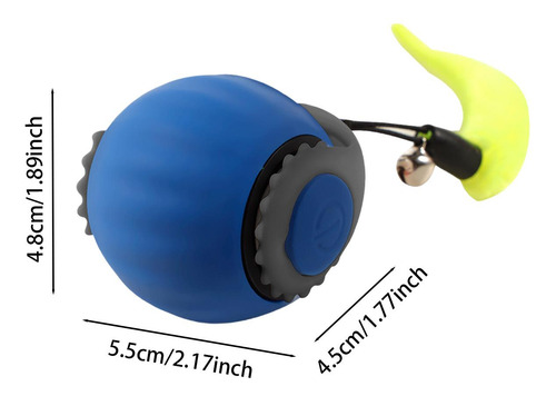 Pelota De Juguete Interactiva Para Gatos, Juguete Azul