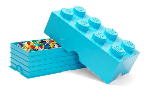 Imagen 3 de 10 de Caja Apilable Para Ordenar Lego® 4004 Original Bloque De 8