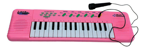 Piano Teclado Eletrônico Infantil 22 Musicas Com Microfone