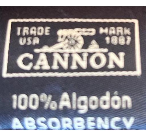 Imagen 6 de 10 de Toallon Cannon Color 90x150 Cm Algodon 100% 520 Gr