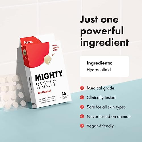Parches Para Acné Mighty Patch Original Hero 36 Pza