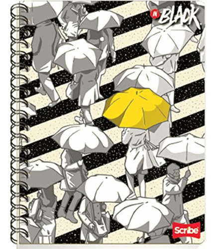 Scribe Inblack, Cuaderno Con Espiral Doble Profesional De
