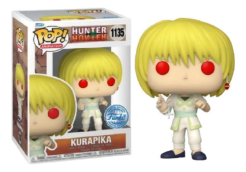 Boneco de ação de animação Kurapika 1135 Hunter X Hunter Funko Pop