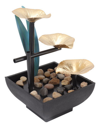 Fuente De Agua De Mesa Con Bomba De Cascada Usb Stone