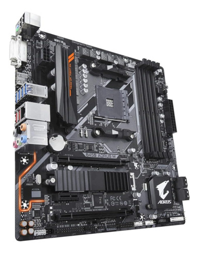 Gb B450 Aorus M Am4 B450 Ddr4 S -ata 600 Micro Atx Socket -