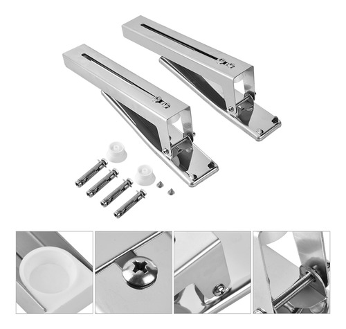 Soportes Plegables De Acero Inoxidable Para Microondas