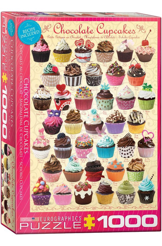 Rompecabezas Eurographics Cupcakes 1000 Piezas