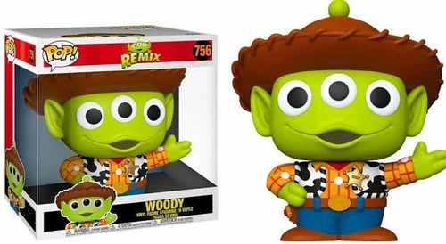 Funko Pop! Alíen Remix Woody 756 Toy Story 10 Inch Disney