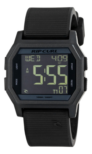 Rip Curl Reloj, Negro/negro, Casual