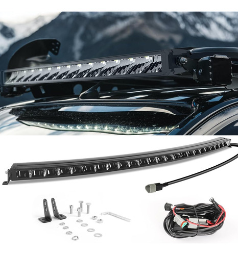 Barra De Luz Led Curvada De Una Sola Fila De 50 Pulg 4186041
