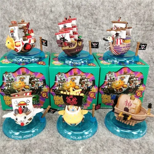 Set Figuras Colección Anime One Piece / Barcos Set X6