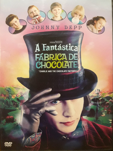 Imagem 1 de 3 de Dvd - A Fantástica Fábrica De Chocolate 2005