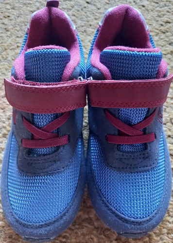 Botas Azules Con Velcro Marca Osh Kosh