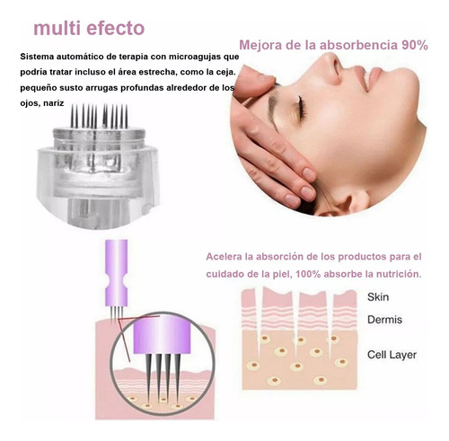 10 Repuestos Para Dermapen Dr Pen M7, Mym Y N2. De 42 Pin